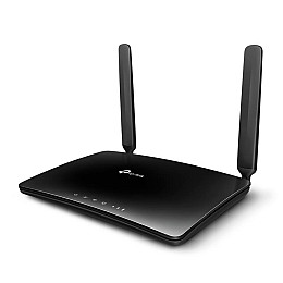 Беспроводной маршрутизатор TP-LINK TL-MR6400 N300, 1xFE LAN/WAN, 3xFE LAN, 1xSimCardSlot, 2 внешние антенны LTE, 2 внутр. антенны (TL-MR6400)