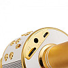 Беспроводный Bluetooth караоке микрофон с изменением голоса WSTER WS-858 Золотой Original Gold