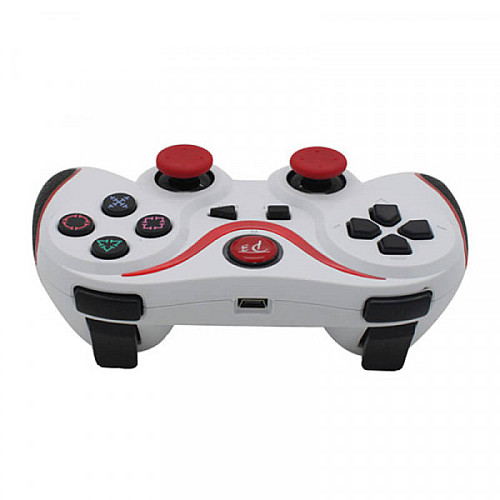 Ігровий бездротовий джойстик Bluetooth Dualshock 3 для PS3\PC Білий