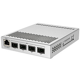 Комутатор MikroTik CRS305-1G-4S+IN (1x1GE, 4xSFP+, Двійне живлення, L3)