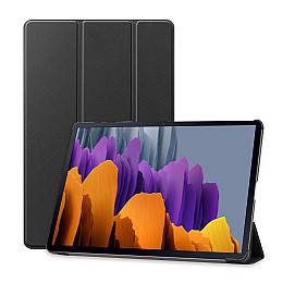 Чехол AIRON Premium для Samsung Galaxy TAB S7 Plus t970/975 с защитной пленкой и салфеткой Black