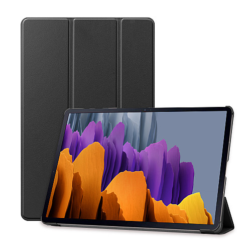 Чехол AIRON Premium для Samsung Galaxy TAB S7 Plus t970/975 с защитной пленкой и салфеткой Black