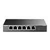 Комутатор TP-Link TL-SF1006P (2хFE, 4xFE PoE+, макс PoE 67W)
