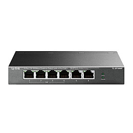 Комутатор TP-Link TL-SF1006P (2хFE, 4xFE PoE+, макс PoE 67W)