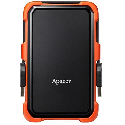 Накопичувач зовнішній HDD 2.5" USB 1.0TB Apacer AC630 Чорний/Помаранчевий (AP1TBAC630T-1)
