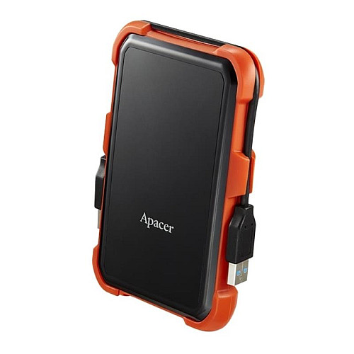 Накопичувач зовнішній HDD 2.5" USB 1.0TB Apacer AC630 Чорний/Помаранчевий (AP1TBAC630T-1)
