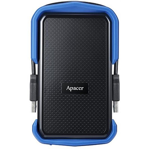 Накопичувач зовнішній HDD 2.5" USB 2.0TB Apacer AC631 Чорний/Синій (AP2TBAC631U-1)