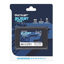 Накопичувач SSD 240GB Patriot Burst Elite 2.5" SATAIII TLC (PBE240GS25SSDR)