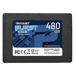 Накопитель SSD 480GB Patriot Burst Elite 2.5" SATAIII TLC (PBE480GS25SSDR)