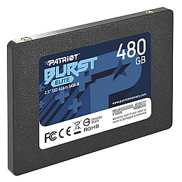 Накопитель SSD 480GB Patriot Burst Elite 2.5" SATAIII TLC (PBE480GS25SSDR)