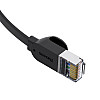 Патч-корд Baseus сетевой кабель Ethernet Cat6 RJ 45 Gigabit Network PCWL-E01 8м плоский Черный