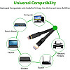 Патч-корд Ugreen NW106 прямий U/FTP (STP) мережевий кабель Ethernet Cat7 з RJ 45 3м плоский Чорний