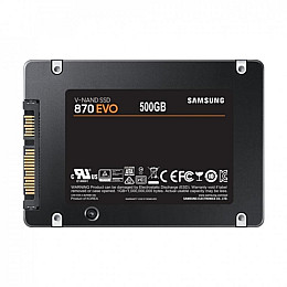 Накопитель SSD  500GB Samsung 870 EVO 2.5" SATAIII MLC (MZ-77E500BW)