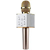Беспроводной микрофон BTB караоке bluetooth Q7 Gold (53590)