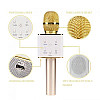 Беспроводной микрофон BTB караоке bluetooth Q7 Gold (53590)