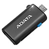 Кардридер ADATA microSD OTG microUSB + USB 2.0 AOTGMRBK Черный