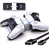 Двійна зарядна док-станція Honcam з LED індикацією для PlayStation 5 (PS5) DualSense (HC-A3703)