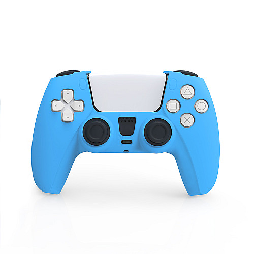 Защитный силиконовый чехол Dobe на контроллер Dualsense PS5 для Sony PlayStation 5 Blue (UD569)