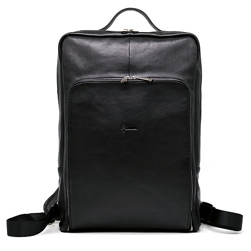 Кожаний рюкзак TARWA TA-1241-4lx для ноутбука 17" дюймів 30 × 50 × 8 Чорний