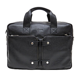 Чоловіча шкіряна сумка TARWA FA-1089-4lx Чорний