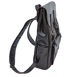 Рюкзак з натуральної шкіри TARWA RC-9001-4lx Коричневий