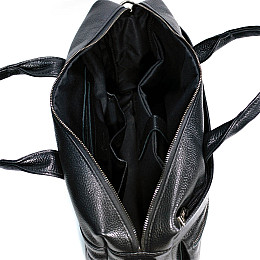 Сумка для ноутбука 15"-17" FA-7122-3mdL з шкіри флотар TARWA чорний