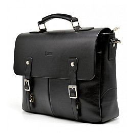Мужская сумка-портфель из кожи GA-3960-4lx TARWA Черный