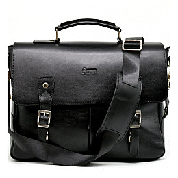 Мужская сумка-портфель из кожи GA-3960-4lx TARWA Черный