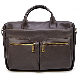 Сумка из кожи чероки для ноутбука GC-7122-3md TARWA Коричневая