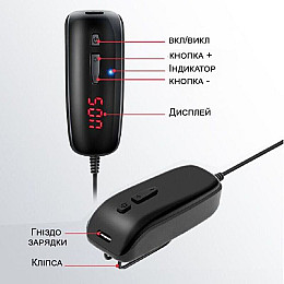 Беспроводной микрофон для телефона, смартфона с 2-мя микрофонами Savetek P8-UHF (100727)