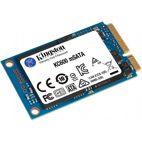 Накопитель SSD 1ТB Kingston KC600 mSATA SATAIII 3D TLC (SKC600MS/1024G)