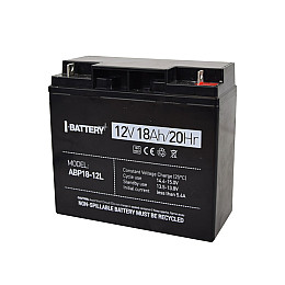 Акумулятор 12В 18 Ач для ІБП I-Battery ABP18-12L