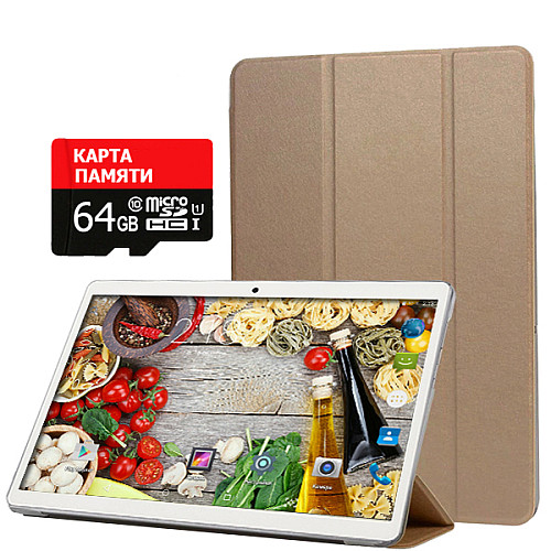 Планшет-телефон Adronix MT232 3G Gold 2/32GB + Чехол-книжка + Карта памяти 64GB