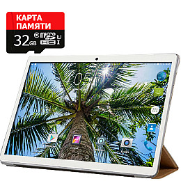 Планшет-телефон Adronix  MT232 3G Pink 2/32GB + Чехол-книжка + Карта памяти 32GB