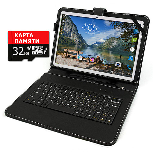 Планшет-телефон Adronix MT232 3G Pink 2/32GB + Чехол-клавиатура + Карта памяти 32GB