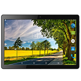 Планшет - телефон Hoozo X1001 Full HD 32Gb LTE Jet Black + Чехол-книжка + Карта памяти 128GB