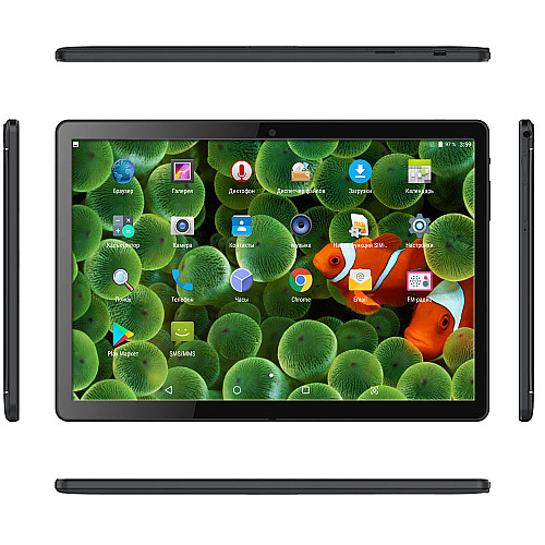 Планшет - телефон Hoozo X1001 Full HD 32Gb LTE Jet Black + Чехол-книжка + Карта памяти 128GB