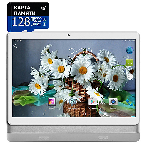 Планшет-телефон Adronix X1001 Lite Silver LTE 2/32GB + Карта памяти 128GB