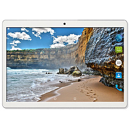 Планшет - телефон Hoozo X1001 Full HD 32Gb LTE Silver + Чехол-книжка + Карта памяти 32GB