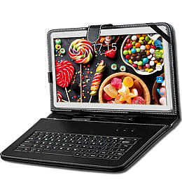 Планшет - телефон Hoozo X1001 Full HD 32Gb LTE Silver + Чехол-клавиатура