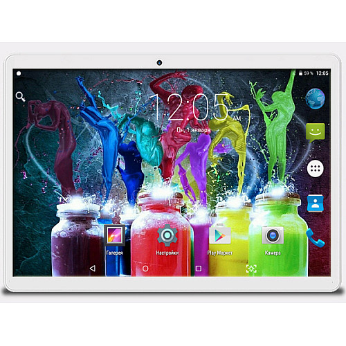 Планшет - телефон Hoozo MT232 Silver + Чехол-клавиатура + Карта памяти 32GB