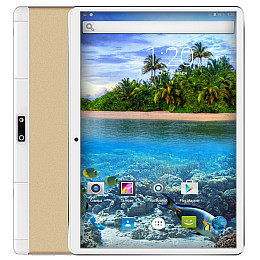 Планшет Hoozo MT232 Gold + Чехол-книжка + Карта памяти 64GB