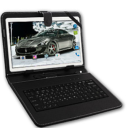 Планшет - телефон Hoozo MT232 Gold + Чехол-клавиатура