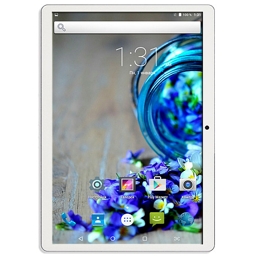 Планшет - телефон Hoozo MT232 Gold + Чехол-клавиатура + Карта памяти 64GB