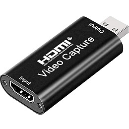 Внешняя видео карта видеозахвата HDMI - USB 2.0 для стримов и записи екрана, конвертер потокового видео UHD