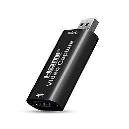 Внешняя видео карта видеозахвата HDMI - USB 2.0 для стримов и записи екрана, конвертер потокового видео UHD