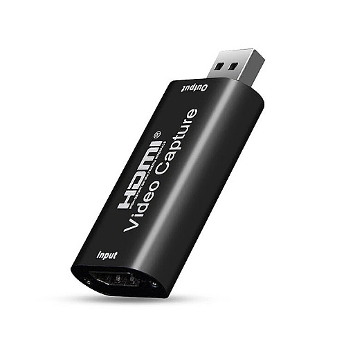 Внешня відеокарта відеозахвату HDMI - USB 2.0 для стрімів та запису екрану, конвертер потокового відео UHD
