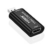 Внешня відеокарта відеозахвату HDMI - USB 2.0 для стрімів та запису екрану, конвертер потокового відео UHD