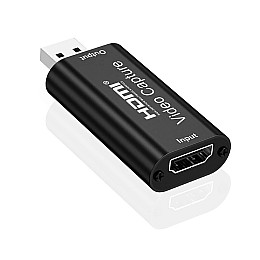 Внешняя видео карта видеозахвата HDMI - USB 2.0 для стримов и записи екрана, конвертер потокового видео UHD