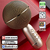 Бездротовий караоке мікрофон Bluetooth Kikiyasocks Xo Hi-Fi Yaso 08YS MP3-плеєр Золотистий